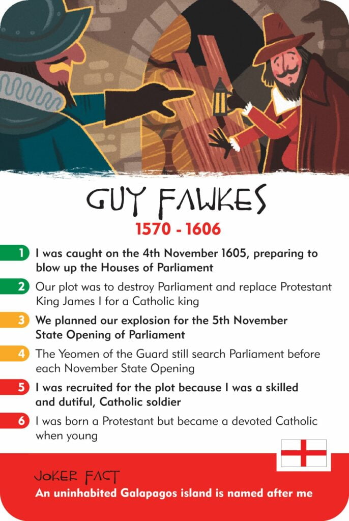 History Heroes' Guy Fawkes card - History Heroes