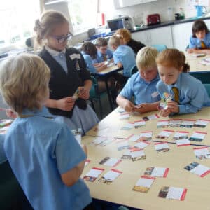 History Heroes card games in schools